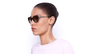 LUNETTES DE SOLEIL femme MINA écaille/doré - vue de 3/4