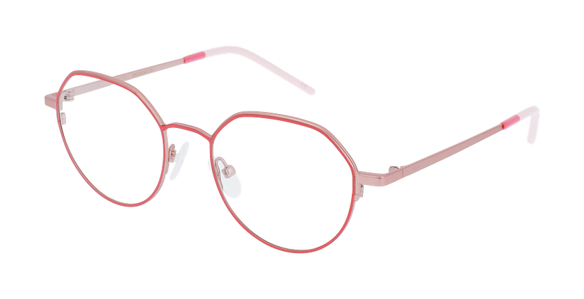 Lunettes de vue femme MAGIC 150 rose/dorée - Vue de face