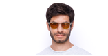 LUNETTES DE SOLEIL Rize cristal - Vue de face
