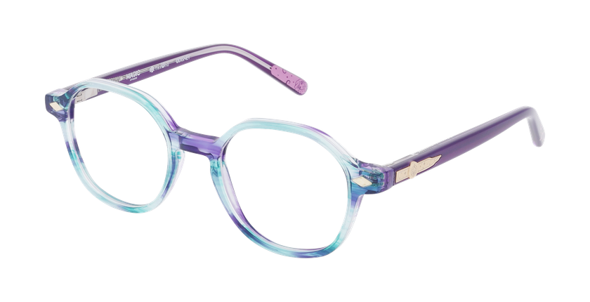 Lunettes de vue enfant 5 bleu - Vue de face