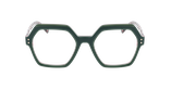 Lunettes de vue femme CARACTÈRES COQUETTE vert - Vue de face