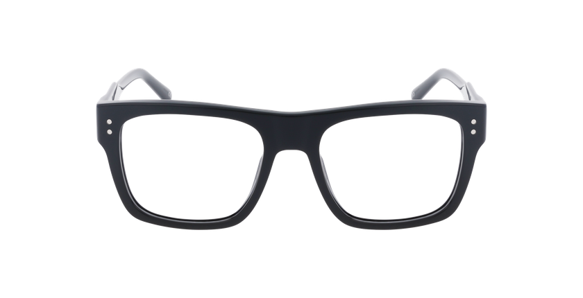 Lunettes de vue homme CARACTÈRES INGENIEUX noir - Vue de face