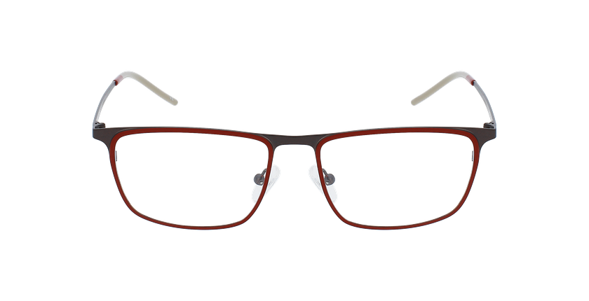Lunettes de vue homme MAGIC 157 rouge/gris - Vue de face