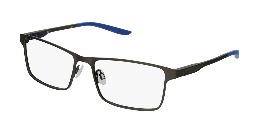 LUNETTES DE VUE homme 8047 gris/bleu - vue de 3/4