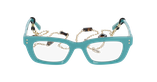 Lunettes de vue femme CARACTÈRES CRÉATIVE vert - Vue de face