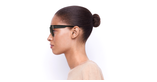 LUNETTES DE SOLEIL femme GG0459S marron - Vue de côté
