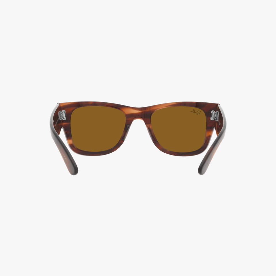 Lunettes de soleil Mega Wayfarer RB0840S écaille - Vue de face