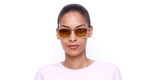 LUNETTES DE SOLEIL Rize cristal - Vue de face