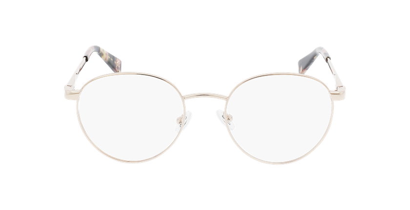 Lunettes de vue GU5221 dorée/rose - Vue de face
