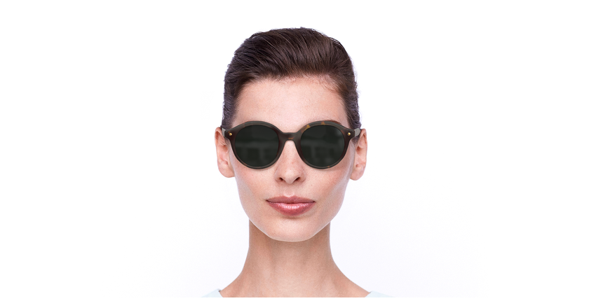 LUNETTES DE SOLEIL femme BA5001S écaille - Vue de face