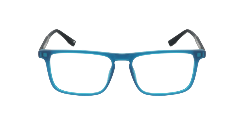 Lunettes de vue homme ERNEST bleu / noir - Vue de face