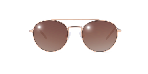 LUNETTES DE SOLEIL homme NOAM doréVue de face