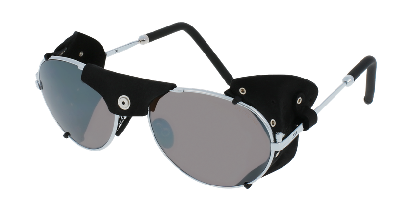 LUNETTES DE SOLEIL J020-CHAM argenté - Vue de face
