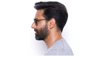 Lunettes de vue homme MAGIC245 écaille bleu/bleu - Vue de face