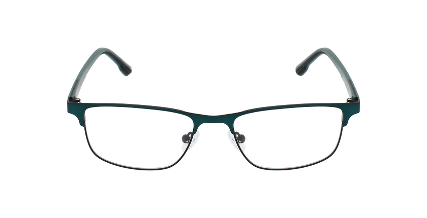 Lunettes de vue homme AYDAN vert - Vue de face