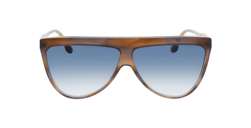 LUNETTES DE SOLEIL femme VB619S marron/bleu - Vue de face