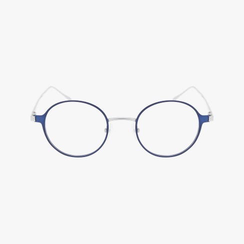 Lunettes de vue homme MAGIC315 bleu/argenté Vue de face