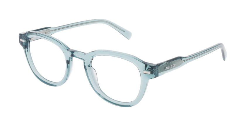 Lunettes de vue homme CARACTÈRES OPTIMISTE vert - Vue de face