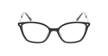 Lunettes de vue femme MAGIC255 noir/dorée - Vue de face