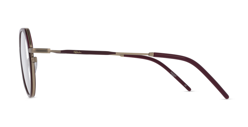 Lunettes de vue femme MAGIC223 rouge/dorée - Vue de face