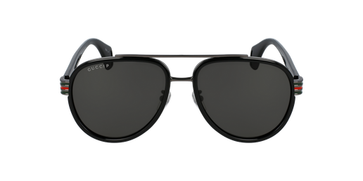 LUNETTES DE SOLEIL homme GG0447S noirVue de face