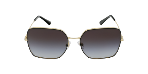 LUNETTES DE SOLEIL femme 0DG2242 doré/noir Vue de face