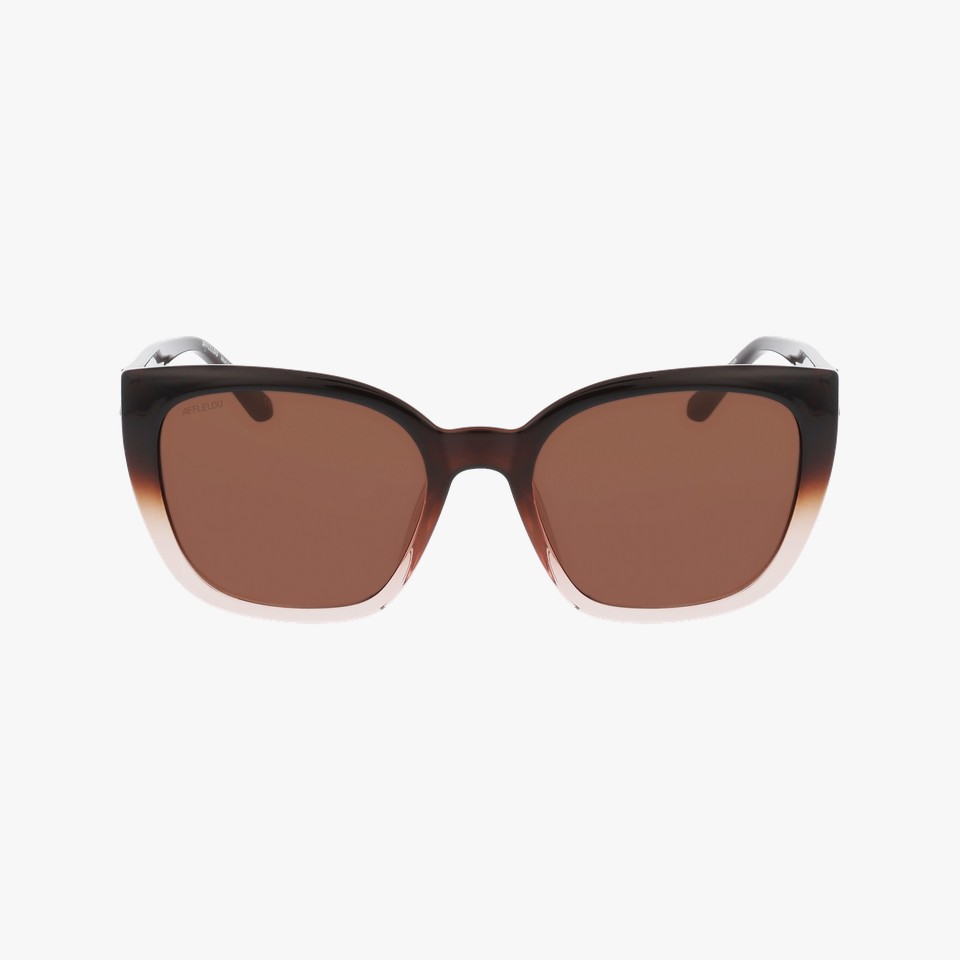 Lunettes de soleil femme IVREA marron - Vue de face