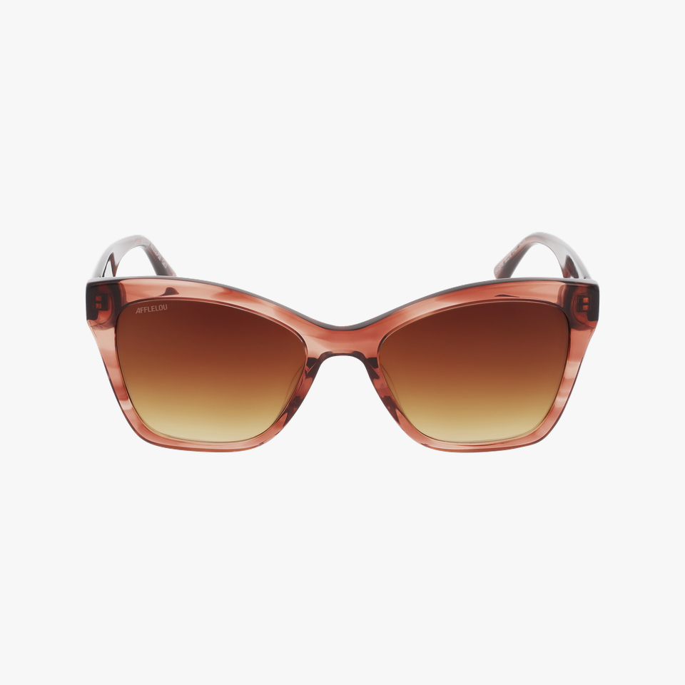 Lunettes de soleil femme ECLIPSE rose - Vue de face