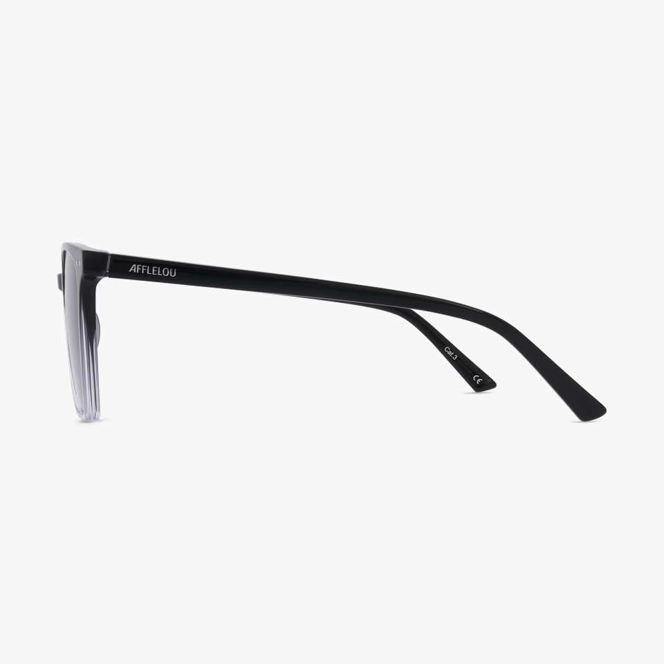 Lunettes de soleil AUSTIN noir - Vue de face