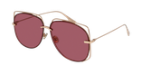 LUNETTES DE SOLEIL femme DIORSTELLAIRE6 doré - vue de 3/4