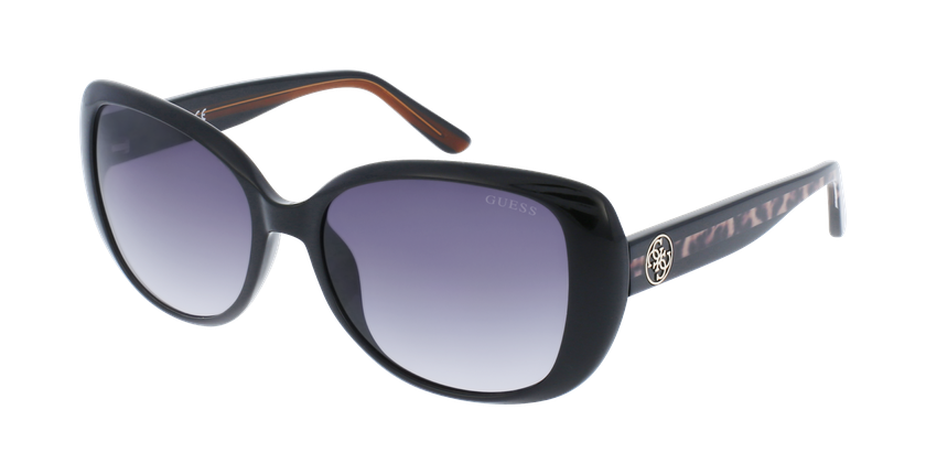 LUNETTES DE SOLEIL femme GU7822 noir - Vue de face
