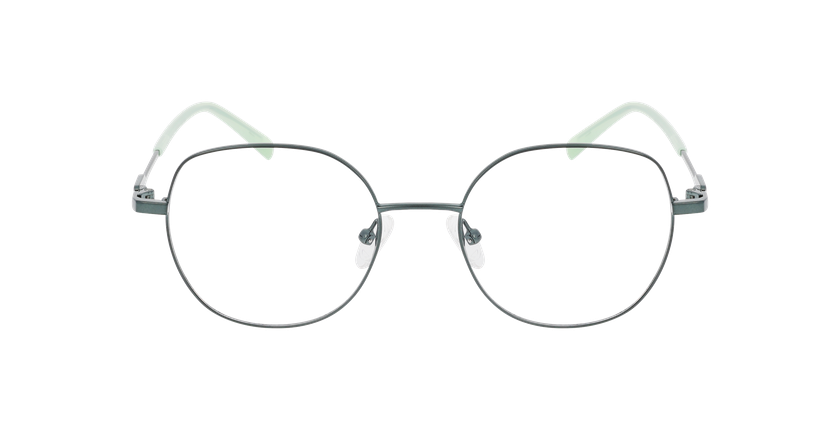 Lunettes de vue femme LOELIE vert - Vue de face