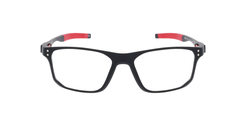 Lunettes de vue homme MAGIC269 noir/rouge - Vue de face