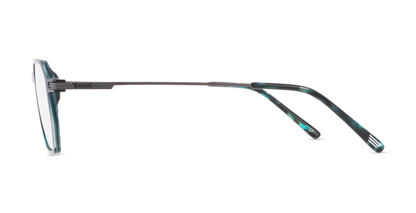Lunettes de vue homme MAGIC260 écaille/vert - Vue de face