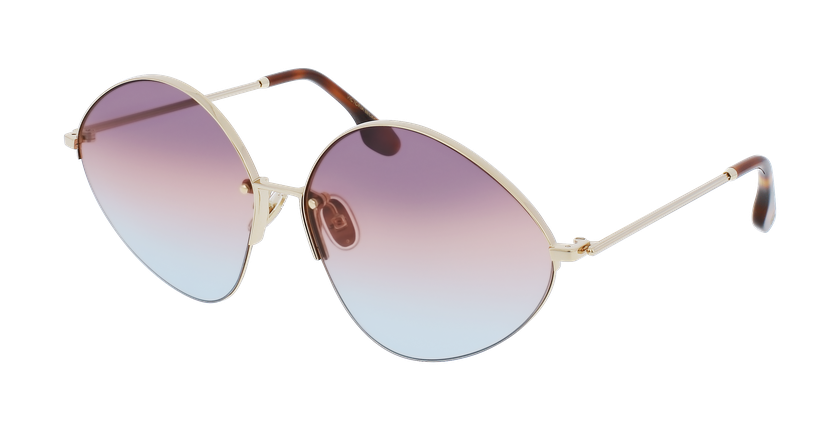LUNETTES DE SOLEIL femme VB220S doré/violet - Vue de face