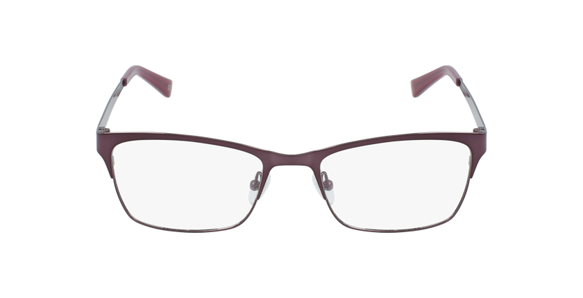 Lunettes de vue femme RZERO9 rouge - Vue de face