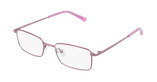 Lunettes de vue femme RZERO7 rose - Vue de 3/4