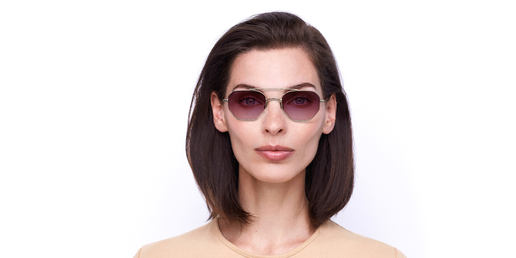 LUNETTES DE SOLEIL CERVIN doré/rose