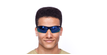 LUNETTES DE SOLEIL homme Leisure bleu - Vue de face
