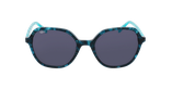 LUNETTES DE VUE enfant VIOLETTE turquoise/noir - Vue de face