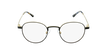 LUNETTES DE VUE MAGIC 70 noir/doré - Vue de face