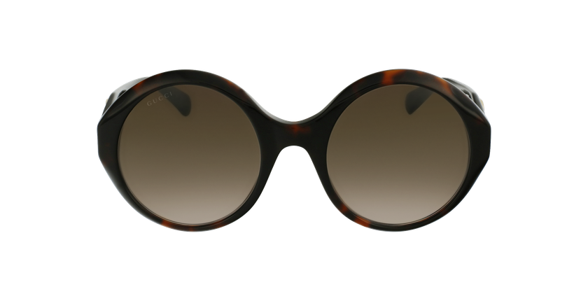 LUNETTES DE SOLEIL femme GG0797S noir - Vue de face