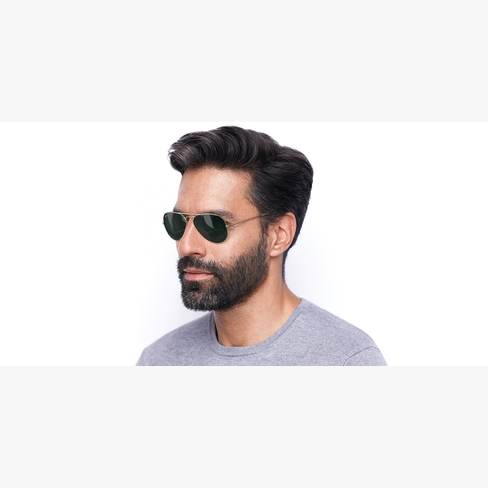 Lunettes de soleil AVIATOR L dorée