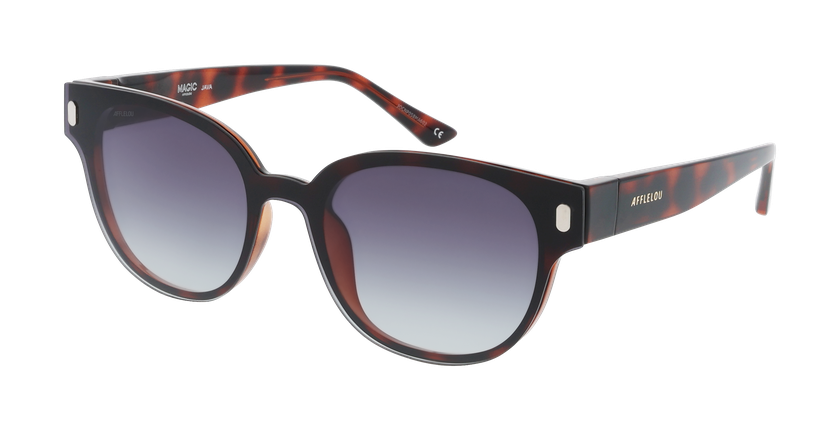 Lunettes de soleil femme MAGIC SUNNY JAVA écaille - Vue de face