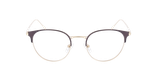 Lunettes de vue femme MAGIC231 noir/dorée - Vue de face