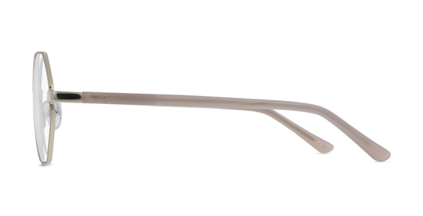 Lunettes de vue enfant MAGIC JUDITH beige/dorée - Vue de face