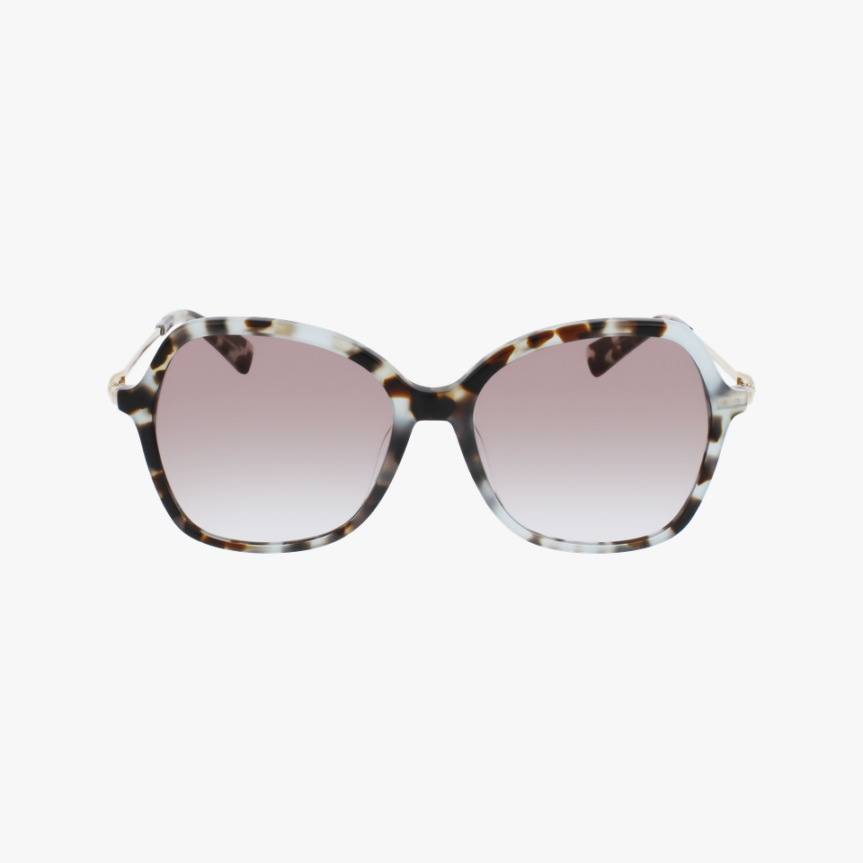 Lunettes de soleil femme LO705S écaille/bleu - Vue de face