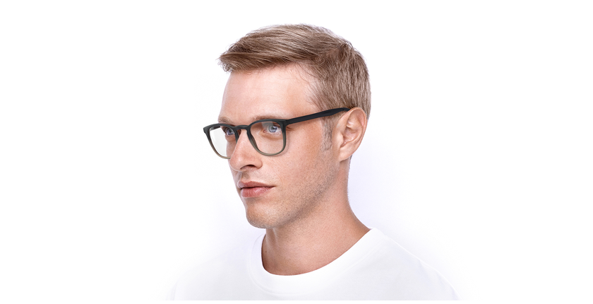 LUNETTES DE VUE homme RZERO14 noir - vue de 3/4