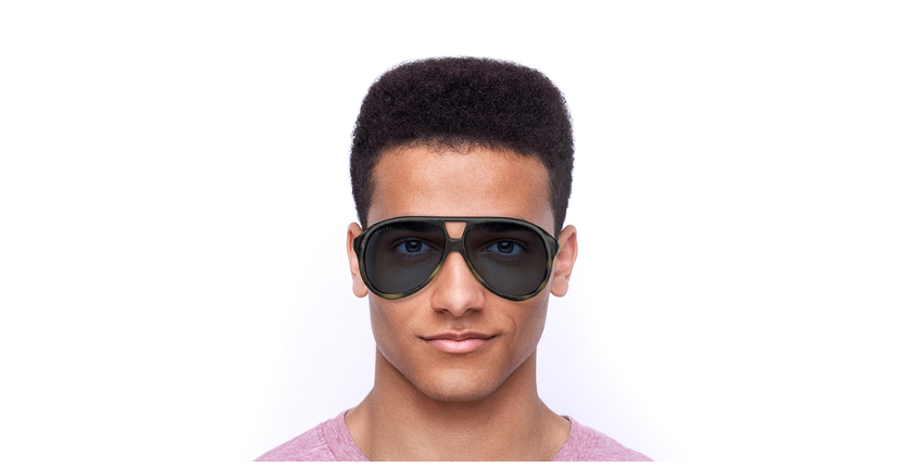LUNETTES DE SOLEIL homme GG1286S écaille - Vue de face