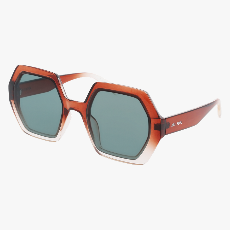 Lunettes de soleil femme ROSALIA marron - Vue de face